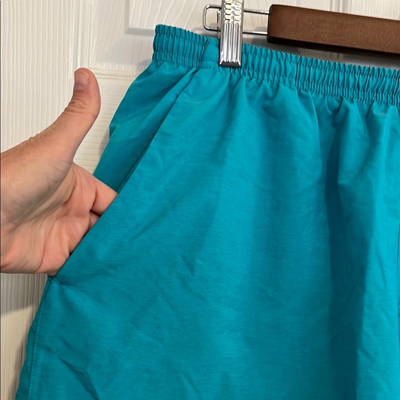 Nike Teal Blue Elastic Waist Nylon Sports Shorts Men’s XXL - Picture 4 of 8